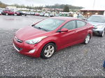 2013 Hyundai Elantra Gls Burgundy vin: 5NPDH4AE5DH347084