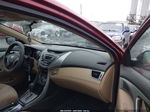 2013 Hyundai Elantra Gls Burgundy vin: 5NPDH4AE5DH347084