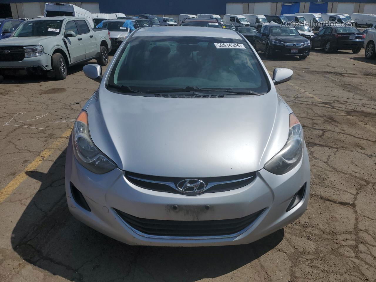 2013 Hyundai Elantra Gls Silver vin: 5NPDH4AE5DH367710