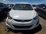 2013 Hyundai Elantra Gls White vin: 5NPDH4AE5DH379758