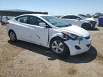 2013 Hyundai Elantra Gls White vin: 5NPDH4AE5DH379758