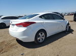 2013 Hyundai Elantra Gls White vin: 5NPDH4AE5DH379758