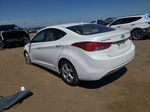 2013 Hyundai Elantra Gls White vin: 5NPDH4AE5DH379758