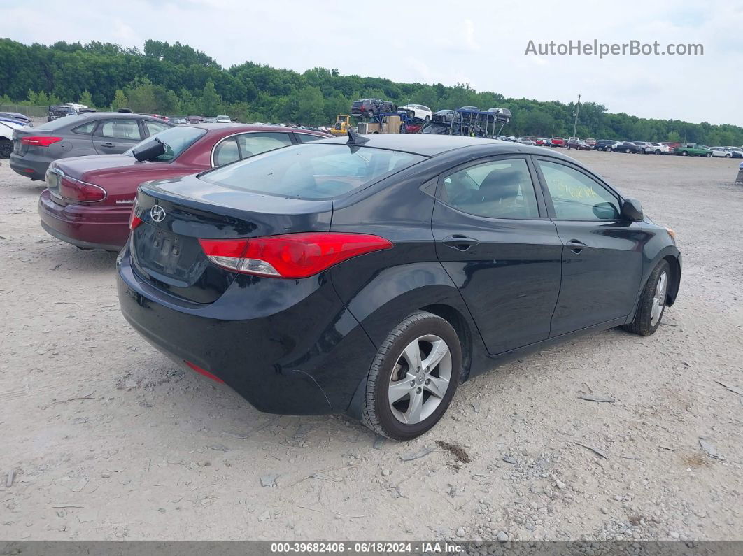 2013 Hyundai Elantra Gls Black vin: 5NPDH4AE5DH381431