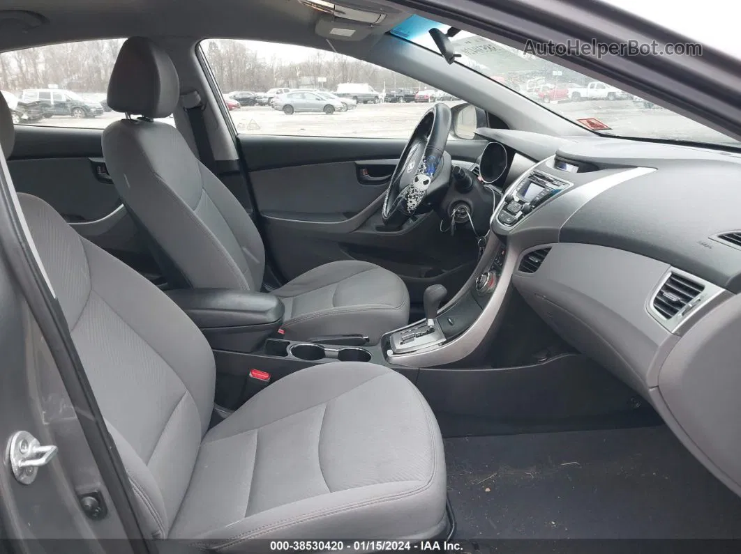 2013 Hyundai Elantra Gls Серый vin: 5NPDH4AE5DH387259