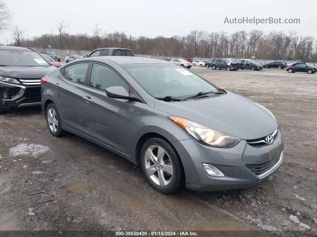 2013 Hyundai Elantra Gls Серый vin: 5NPDH4AE5DH387259