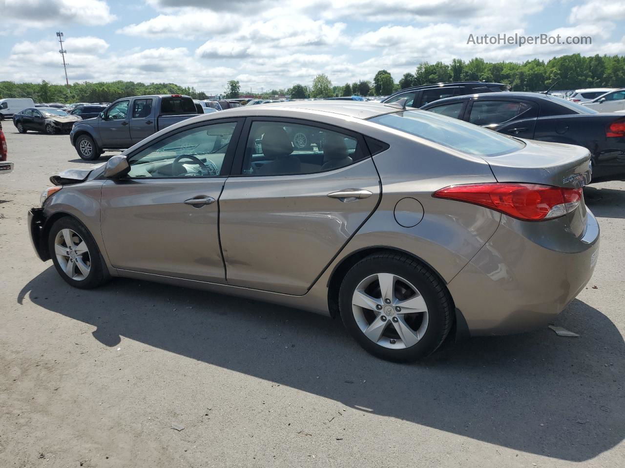 2013 Hyundai Elantra Gls Gold vin: 5NPDH4AE5DH391487