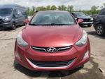 2013 Hyundai Elantra Gls Red vin: 5NPDH4AE5DH393515