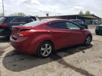 2013 Hyundai Elantra Gls Red vin: 5NPDH4AE5DH393515