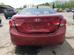 2013 Hyundai Elantra Gls Red vin: 5NPDH4AE5DH393515