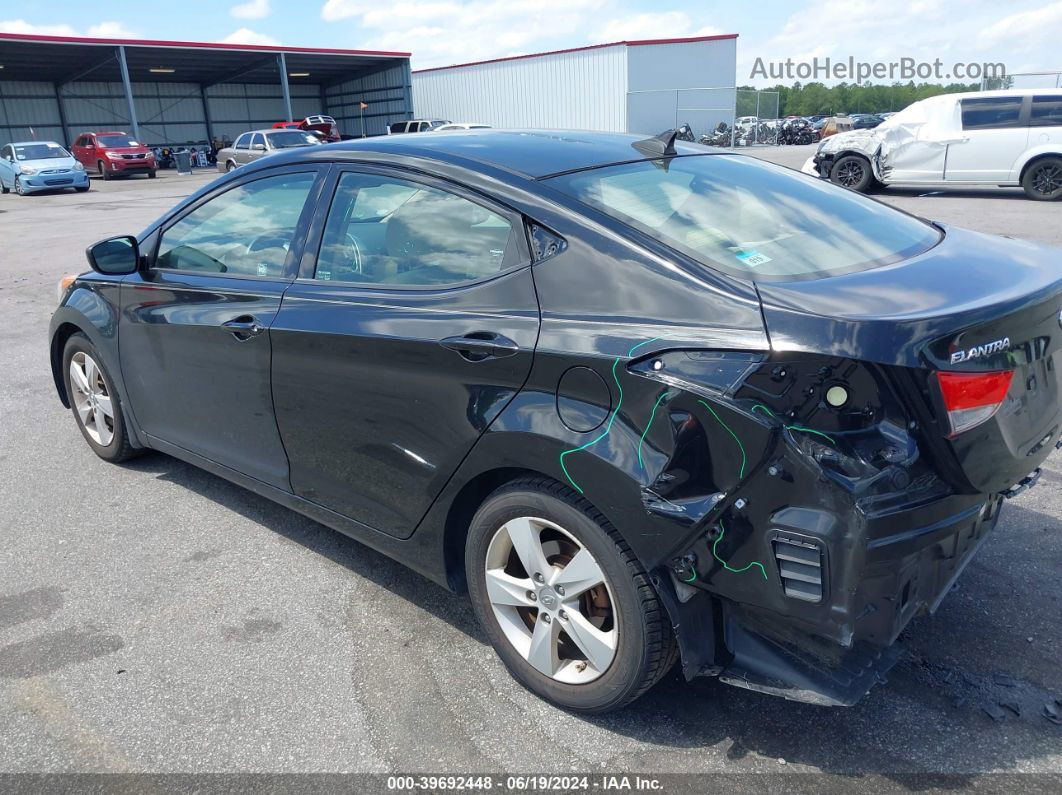 2013 Hyundai Elantra Gls Black vin: 5NPDH4AE5DH416307