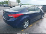 2013 Hyundai Elantra Gls Blue vin: 5NPDH4AE5DH425010