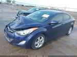 2013 Hyundai Elantra Gls Blue vin: 5NPDH4AE5DH425010