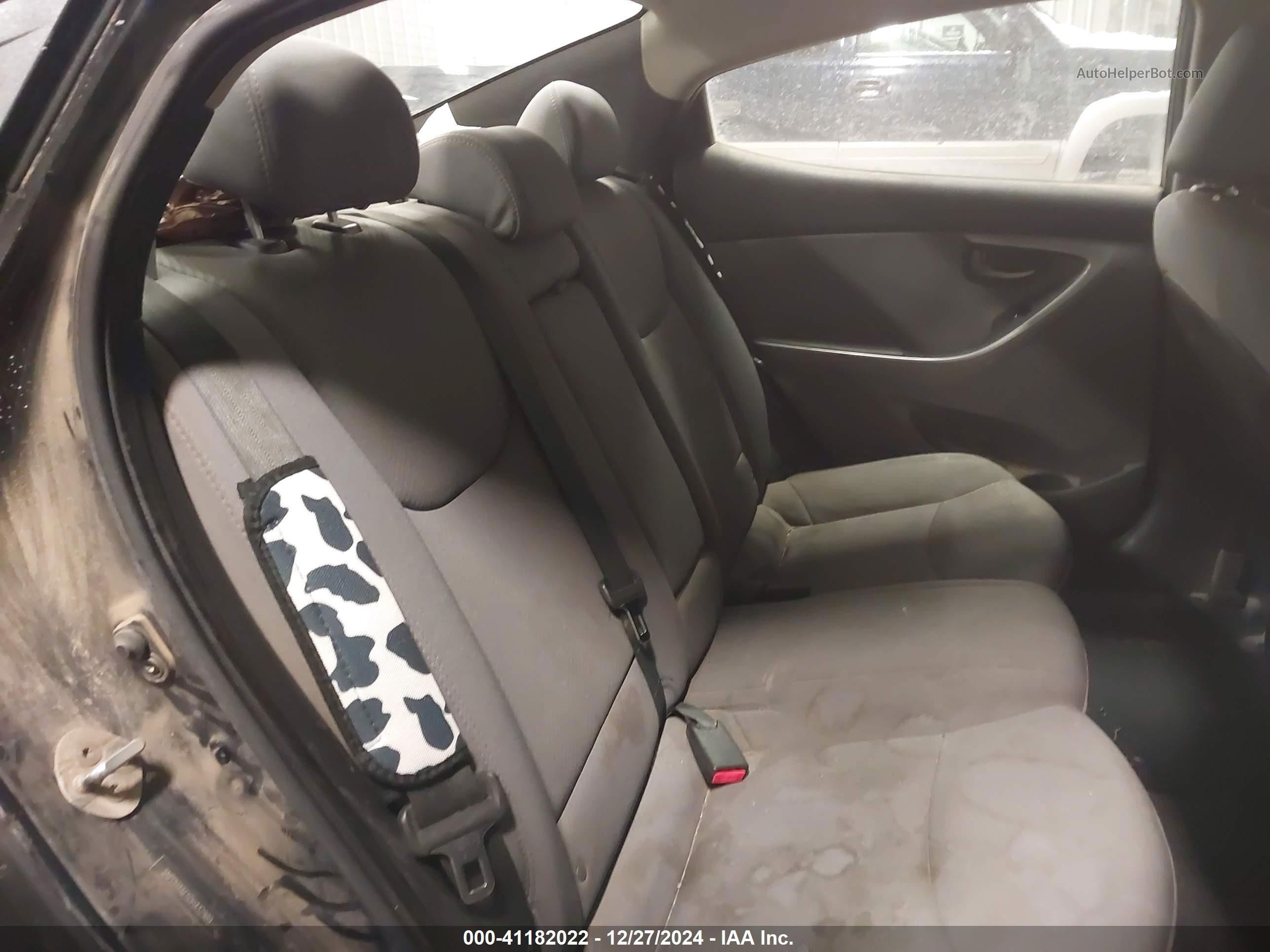 2013 Hyundai Elantra Gls Черный vin: 5NPDH4AE5DH432989