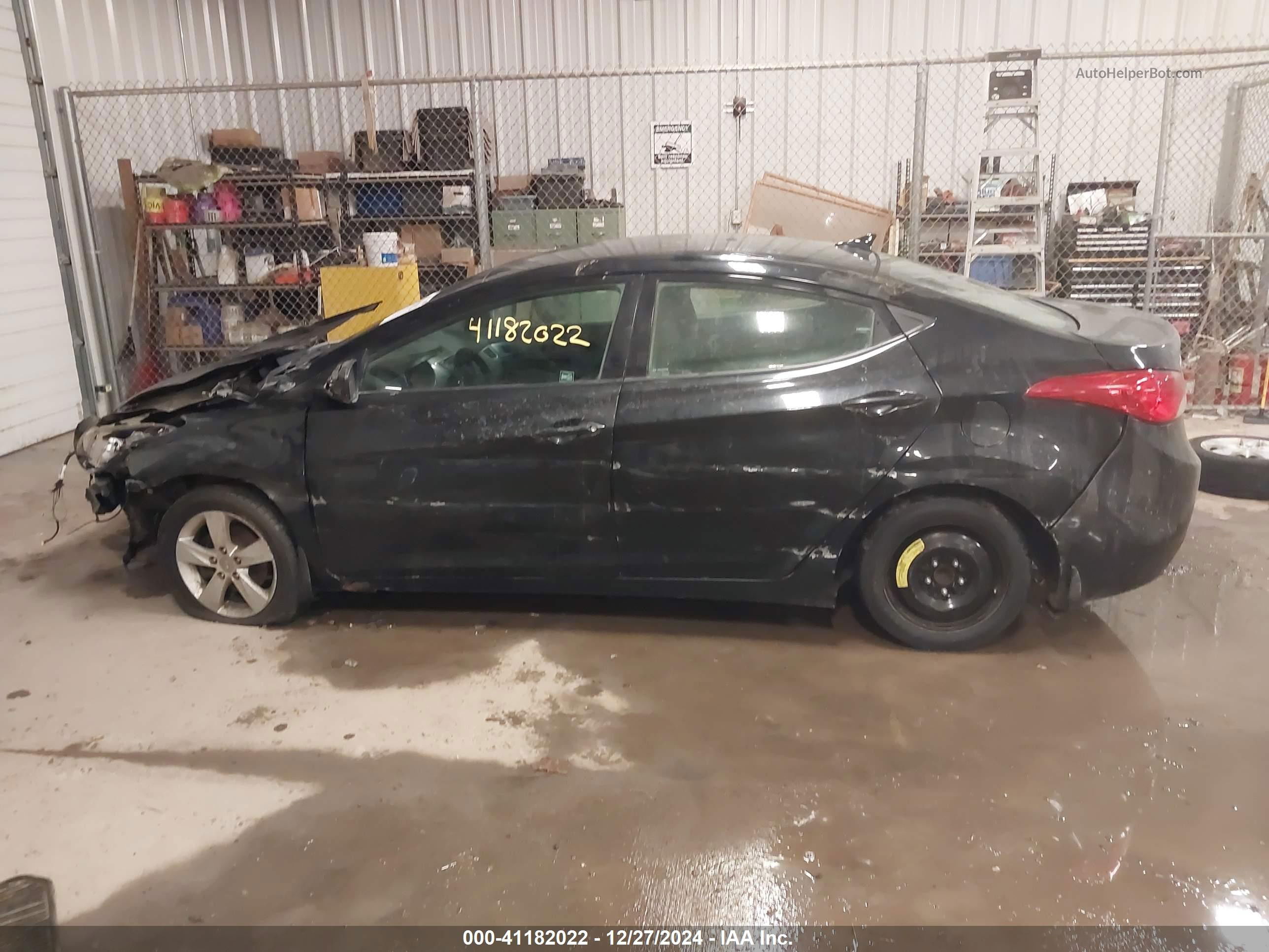 2013 Hyundai Elantra Gls Черный vin: 5NPDH4AE5DH432989