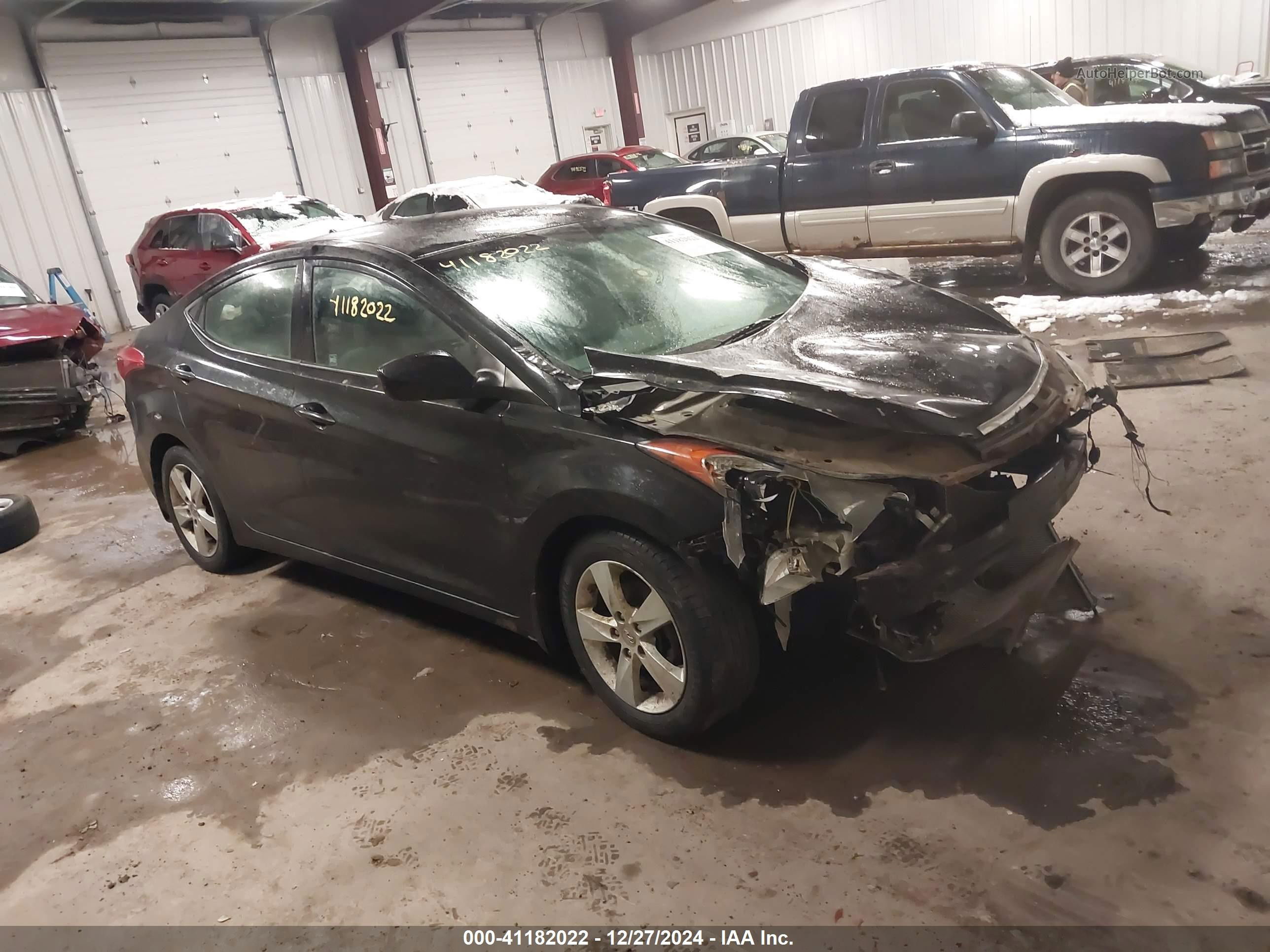 2013 Hyundai Elantra Gls Черный vin: 5NPDH4AE5DH432989