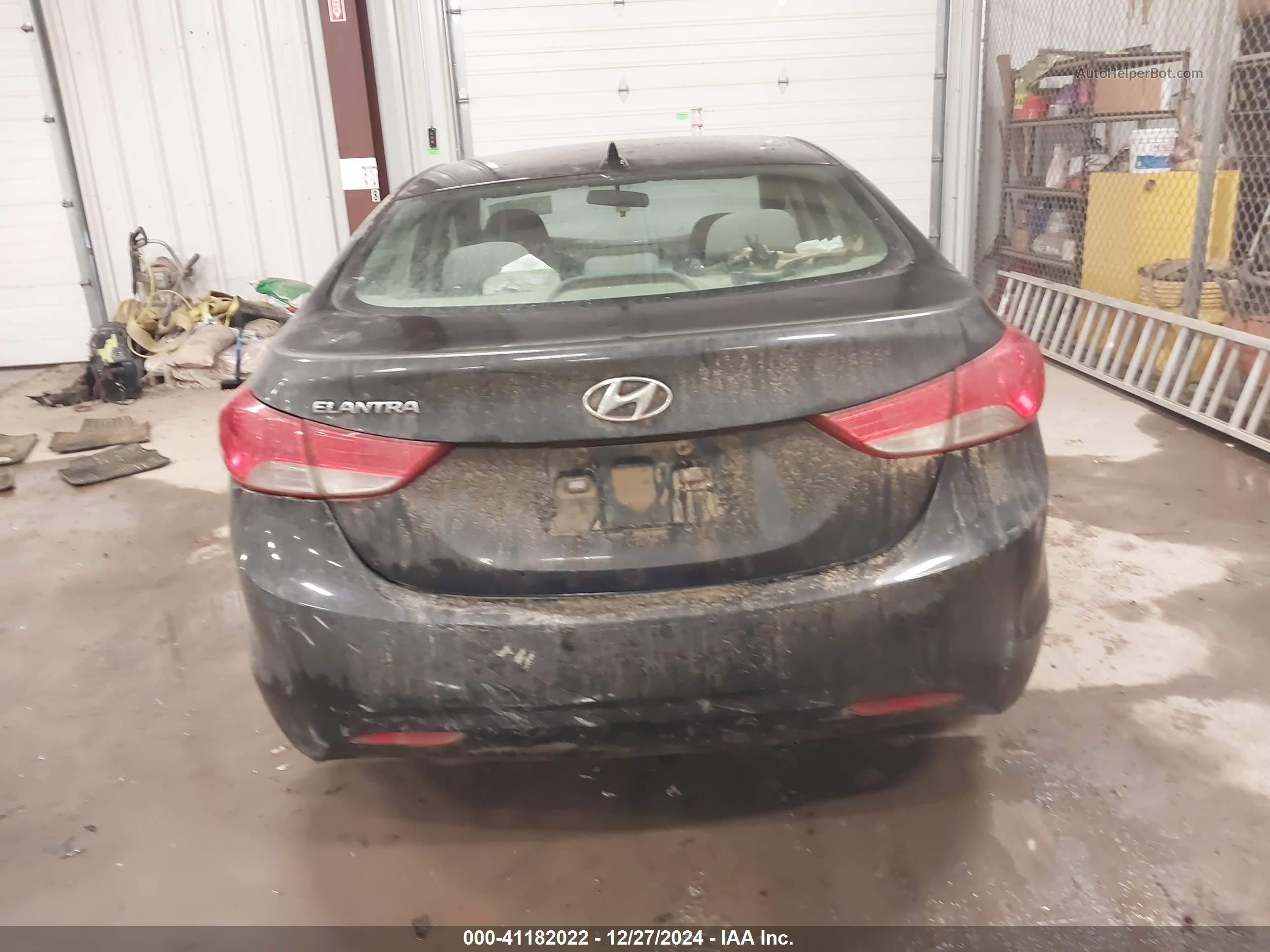 2013 Hyundai Elantra Gls Черный vin: 5NPDH4AE5DH432989