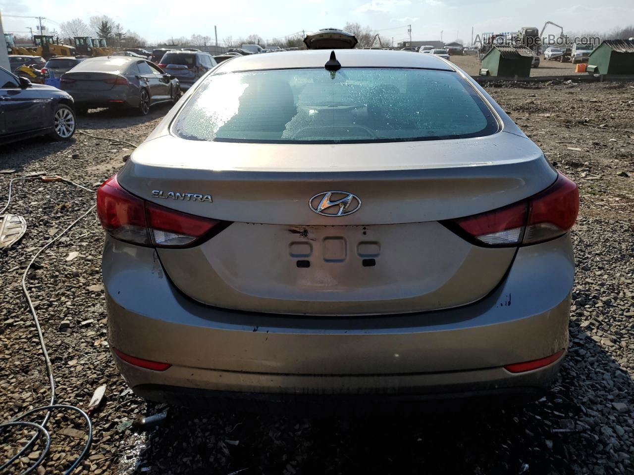 2014 Hyundai Elantra Se Tan vin: 5NPDH4AE5EH457294