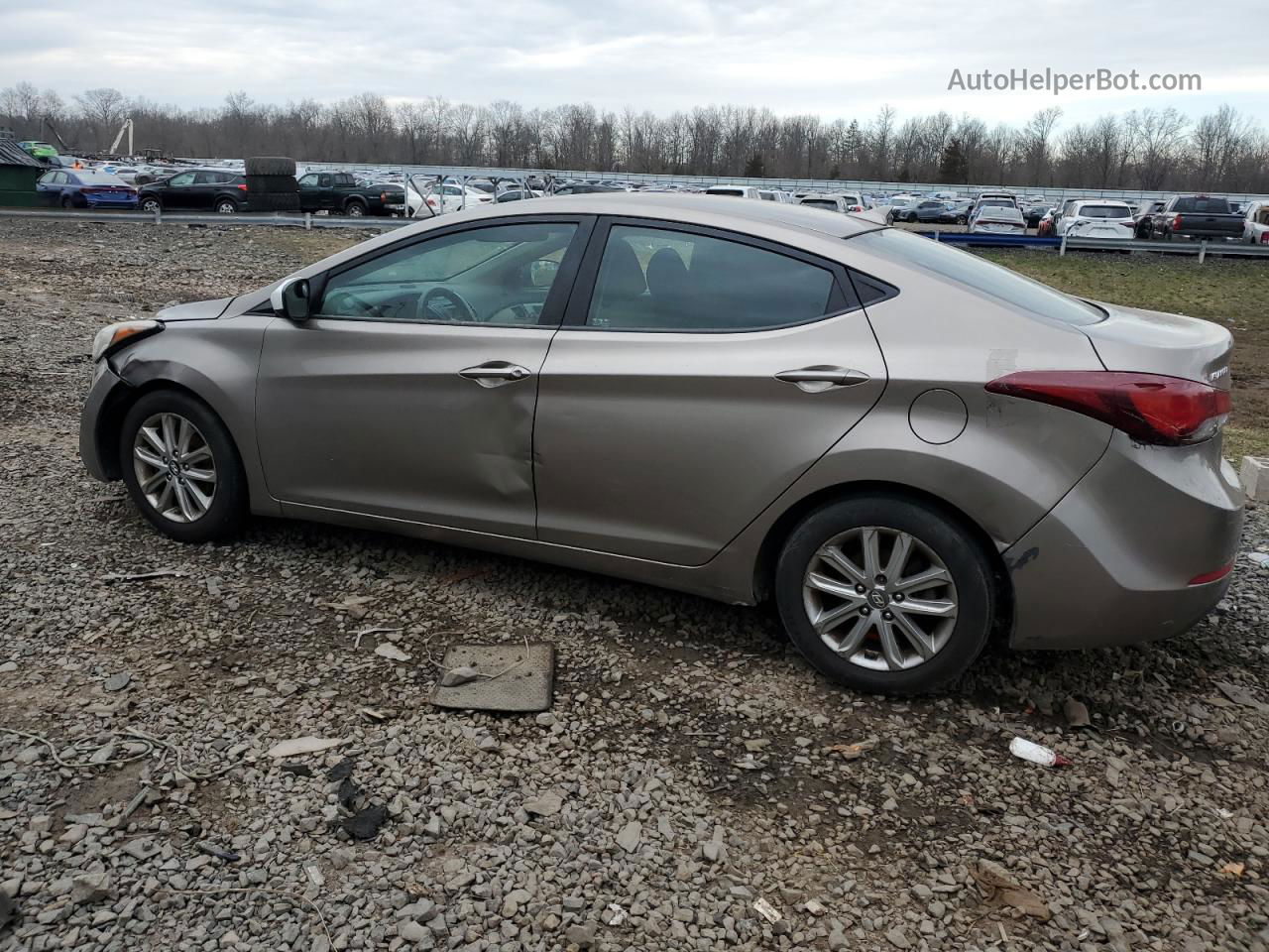 2014 Hyundai Elantra Se Tan vin: 5NPDH4AE5EH457294