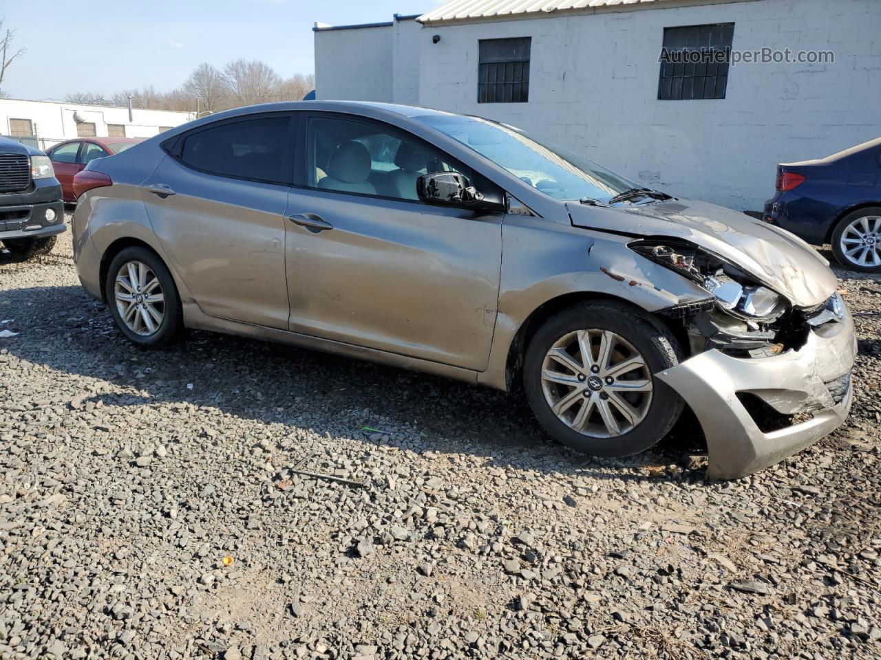 2014 Hyundai Elantra Se Tan vin: 5NPDH4AE5EH457294