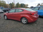 2014 Hyundai Elantra Se Red vin: 5NPDH4AE5EH458185