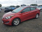 2014 Hyundai Elantra Se Red vin: 5NPDH4AE5EH458185