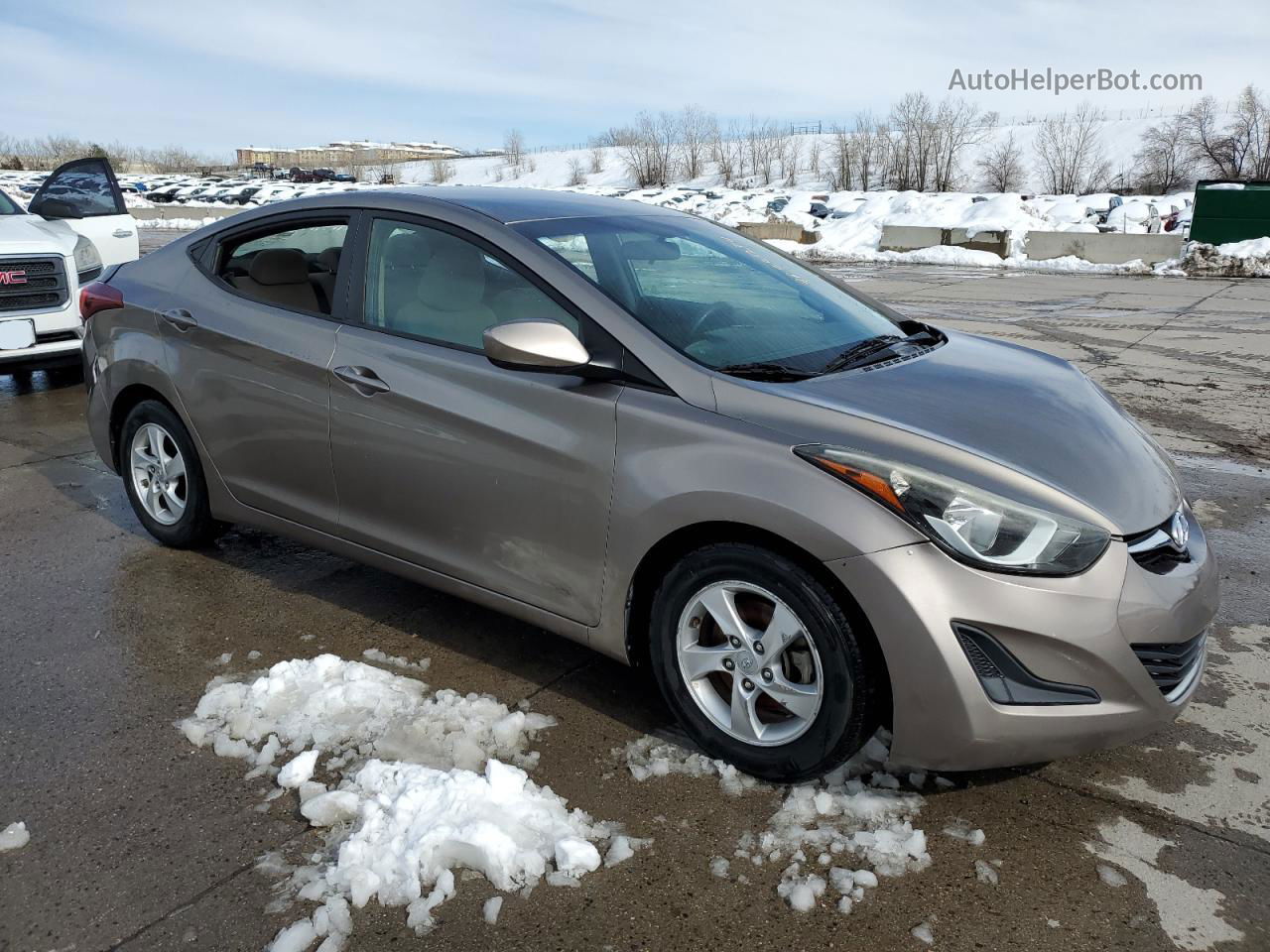 2014 Hyundai Elantra Se Tan vin: 5NPDH4AE5EH460275