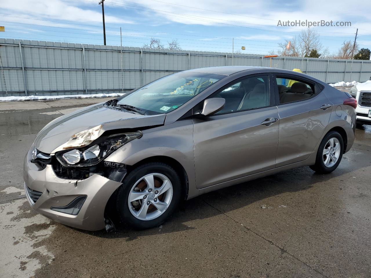 2014 Hyundai Elantra Se Tan vin: 5NPDH4AE5EH460275