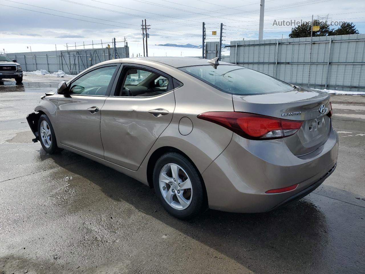 2014 Hyundai Elantra Se Tan vin: 5NPDH4AE5EH460275