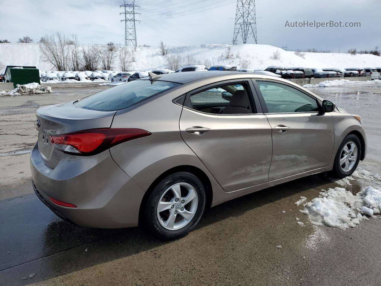 2014 Hyundai Elantra Se Tan vin: 5NPDH4AE5EH460275