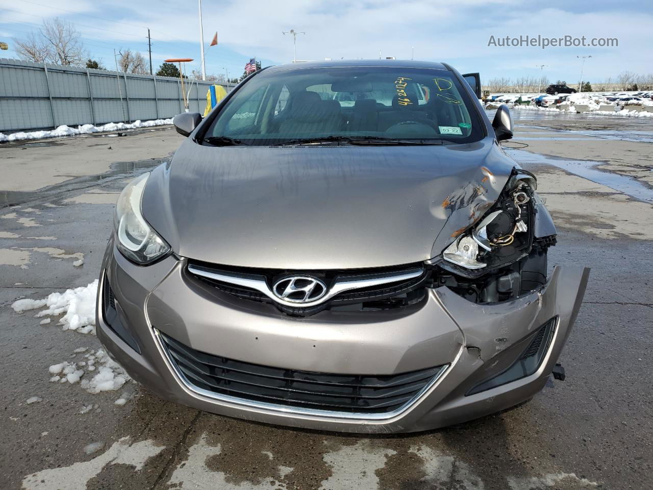 2014 Hyundai Elantra Se Tan vin: 5NPDH4AE5EH460275