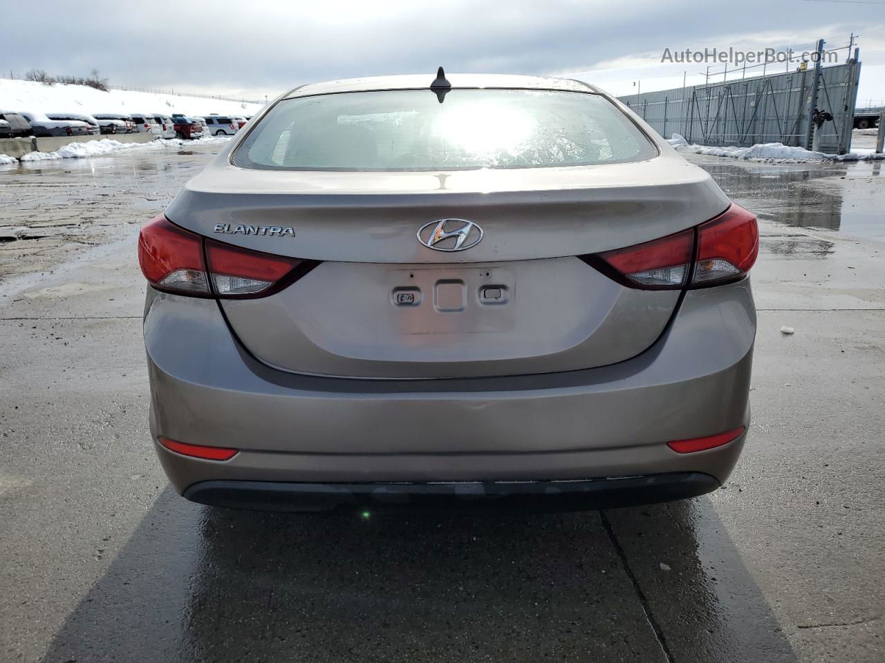 2014 Hyundai Elantra Se Tan vin: 5NPDH4AE5EH460275