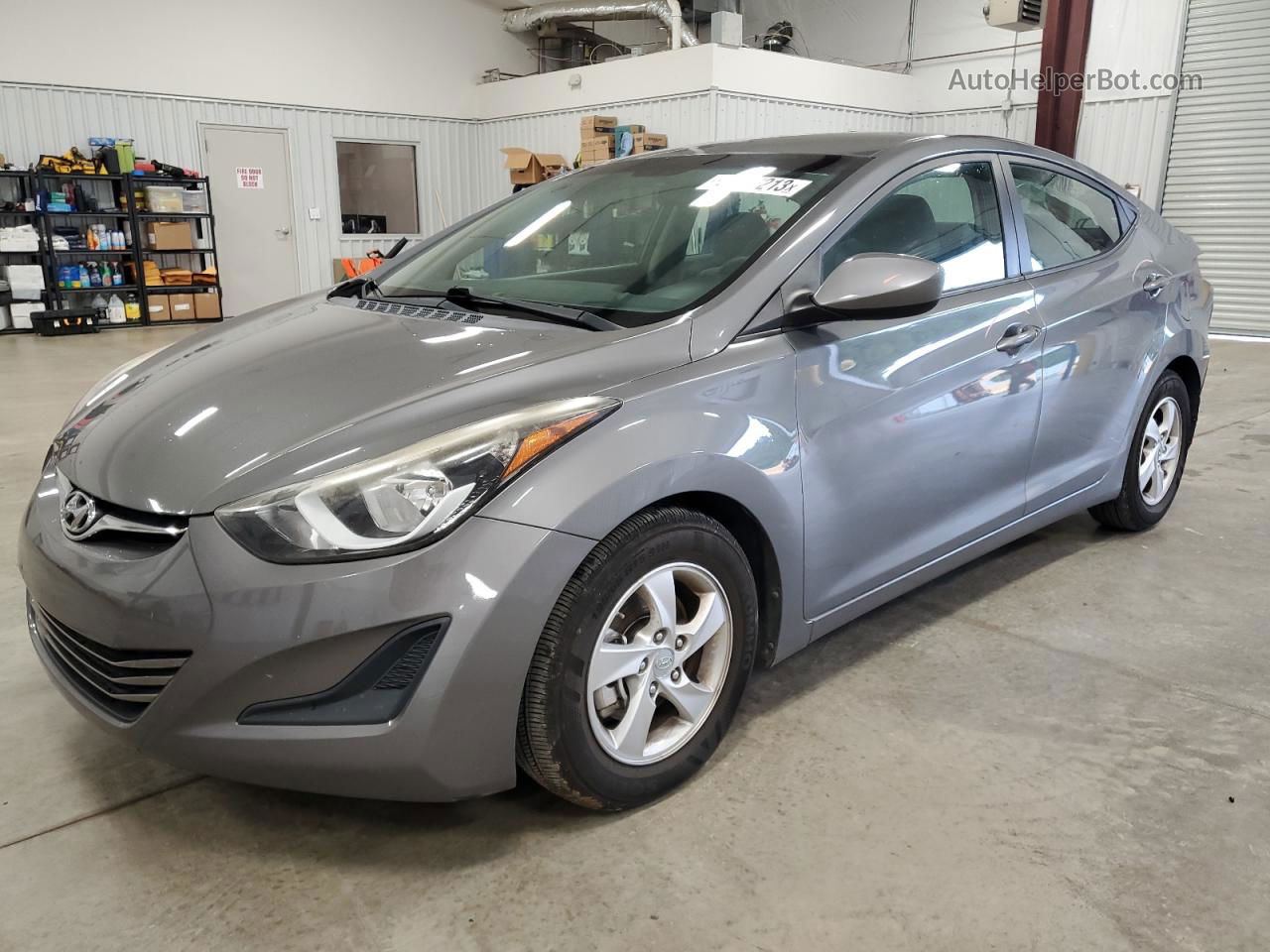 2014 Hyundai Elantra Se Серый vin: 5NPDH4AE5EH476699