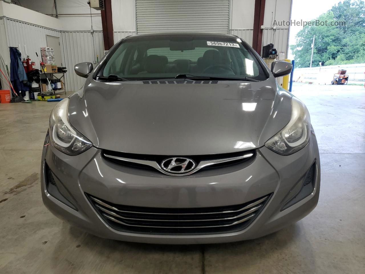 2014 Hyundai Elantra Se Серый vin: 5NPDH4AE5EH476699