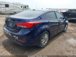 2014 Hyundai Elantra Se Blue vin: 5NPDH4AE5EH481871