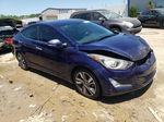 2014 Hyundai Elantra Se Blue vin: 5NPDH4AE5EH493776