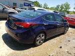 2014 Hyundai Elantra Se Синий vin: 5NPDH4AE5EH493776