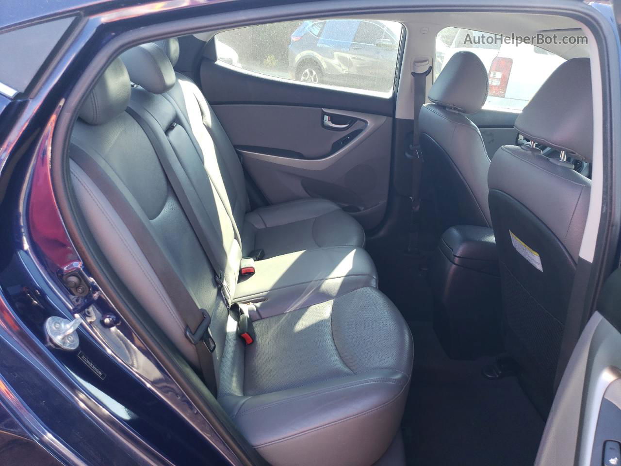 2014 Hyundai Elantra Se Синий vin: 5NPDH4AE5EH493776