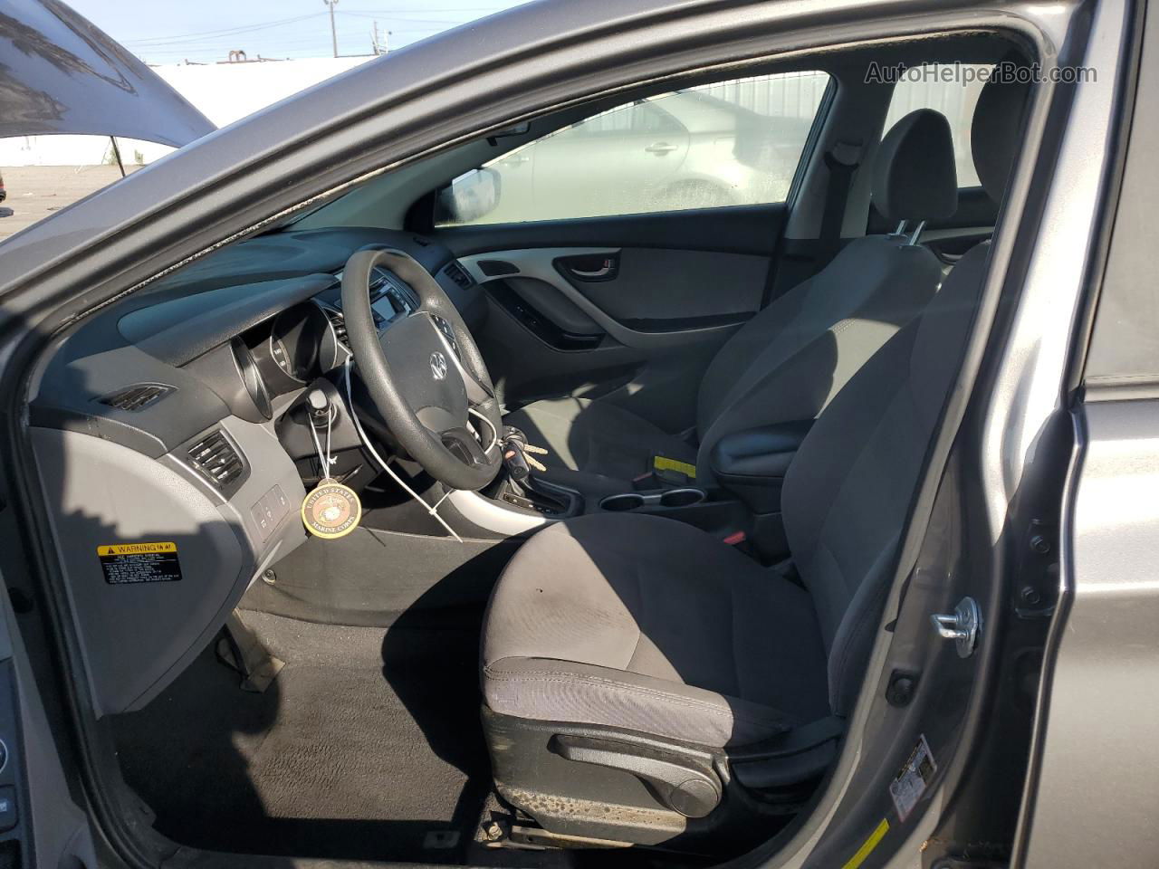 2014 Hyundai Elantra Se Серый vin: 5NPDH4AE5EH502928