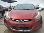 2014 Hyundai Elantra Se Burgundy vin: 5NPDH4AE5EH509569