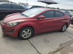 2014 Hyundai Elantra Se Burgundy vin: 5NPDH4AE5EH509569