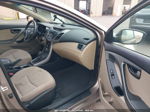 2014 Hyundai Elantra Se Brown vin: 5NPDH4AE5EH512052