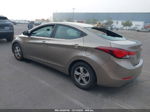 2014 Hyundai Elantra Se Brown vin: 5NPDH4AE5EH512052