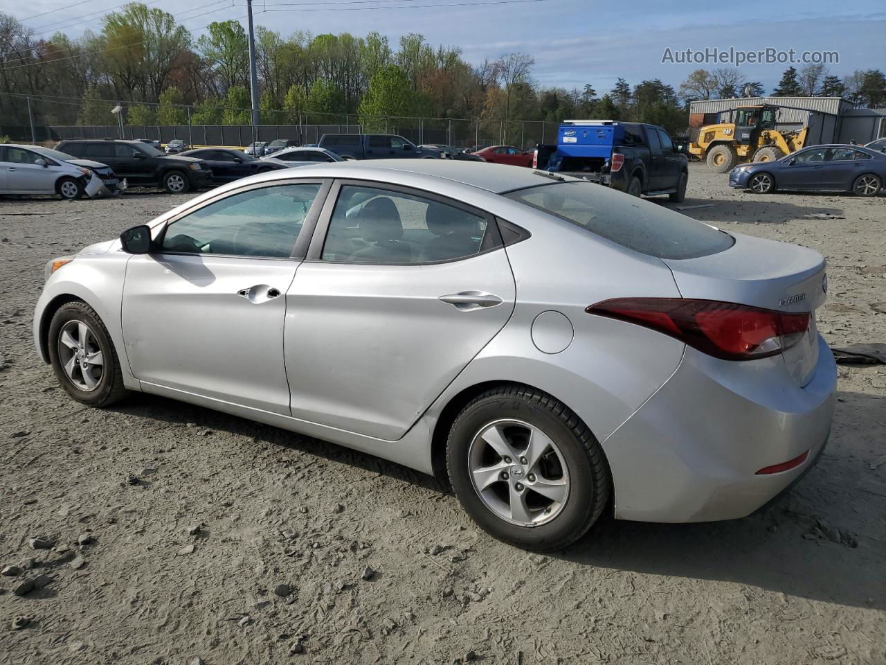 2015 Hyundai Elantra Se Silver vin: 5NPDH4AE5FH648537