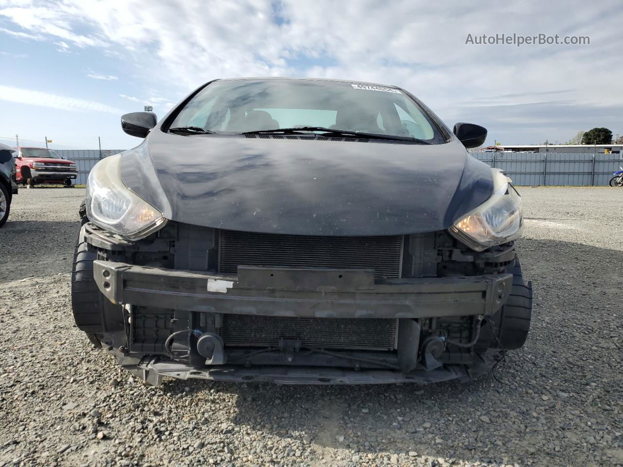 2016 Hyundai Elantra Se Black vin: 5NPDH4AE5GH658857