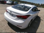 2016 Hyundai Elantra Se White vin: 5NPDH4AE5GH665548