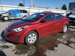 2016 Hyundai Elantra Se Burgundy vin: 5NPDH4AE5GH673438