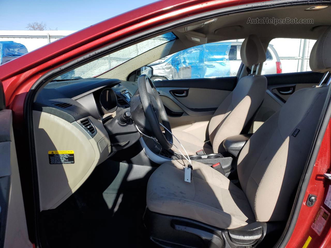 2016 Hyundai Elantra Se Burgundy vin: 5NPDH4AE5GH673438