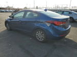 2016 Hyundai Elantra Se Blue vin: 5NPDH4AE5GH684035