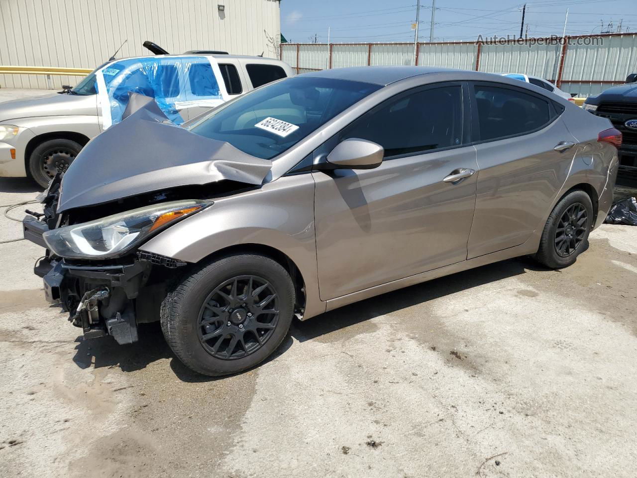 2016 Hyundai Elantra Se Gold vin: 5NPDH4AE5GH698372